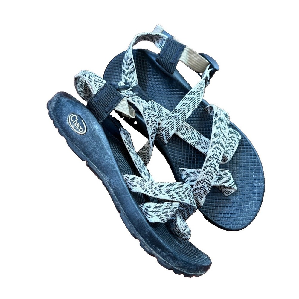 Chaco Z/2 Classic Strappy Sandals Black Loop Strap Adjustable Hiking Womens Sz 7